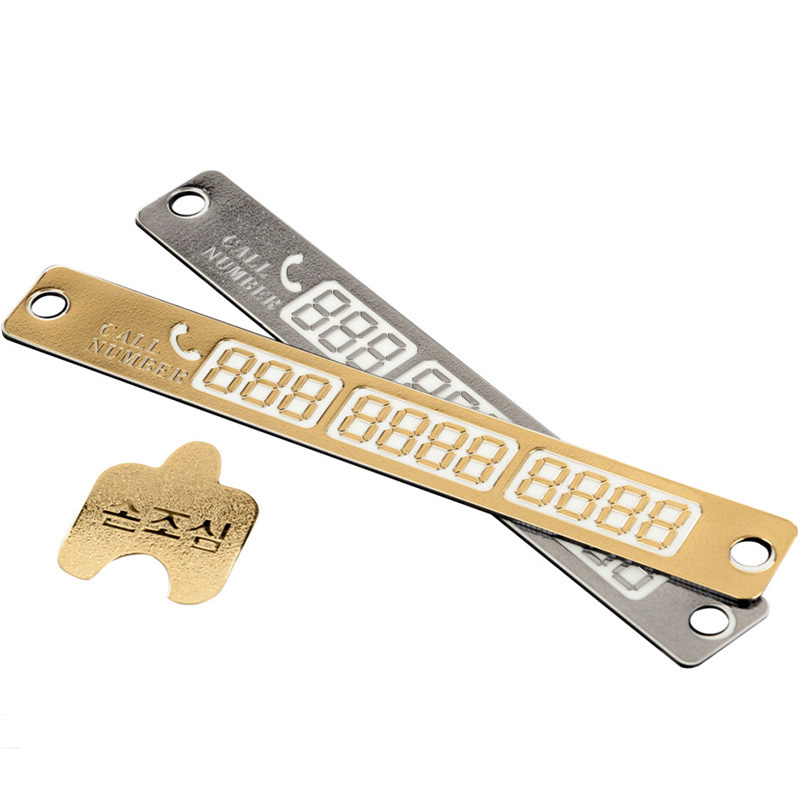 Car Styling Temporary Parking Card Phone Number Card Plate Telephone Number Car Sticker Park Stop In Automobile Accessories