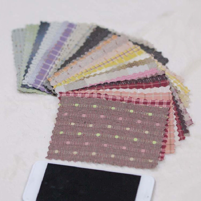50pcs/lot Japanese Yarn-dyed fabric handmade DIY Patchwork Fabric 100% Cotton Quilt cloth Bundle 9*12cm