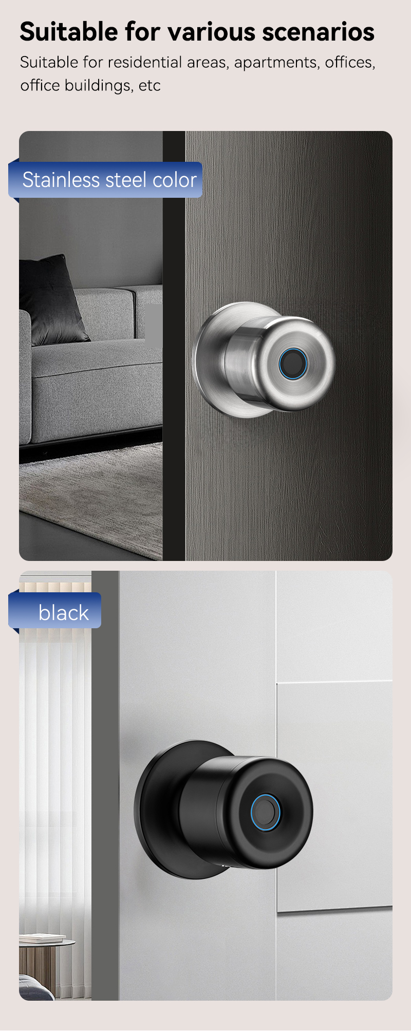 smart lock door knob