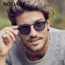 NODARE 2020 new Tom round sunglasses style pilot designer retro sun glasses fashion street tide glasses unisex Women ins Popular