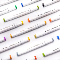 Deli 1pcs 60 colors Pen Write Brush Pen Calligraphy Paint Marker Pens Set Drawing Painting Watercolor Art Brush Pen