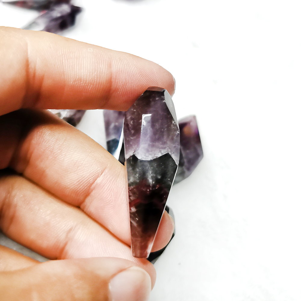 Natural Auralite 23 Stone Energy Quartz Gemstone Amethyst Mineral Specimen Healing Crystal DIY Jewelry Gift Home Decoration