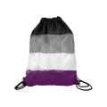 Pride Gay Rainbow Drawstring Backpack Pink LGBT Bag Sports Customize 35x45cm Polyester Digital Printing,Free Shipping