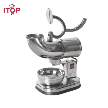 ITOP Full Stainless steel Ice Crushers Shavers Electric Ice Smoothies Maker Blender Machine For Coffee Bar Shop EU/US/UK Plug