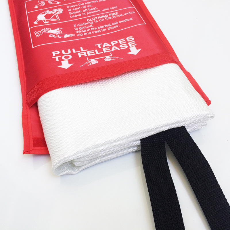 1m X 1m Fire Blanket Emergency Survival Escape Blanket Fiberglass Flame Retardant Safety Cover Fire Extinguishing Supplies