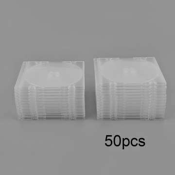 25pcs/50pcs/100pcs CD DVD Double Sided Cover Storage Case Plastic Bag Sleeve Envelope Provide Storage & Protection
