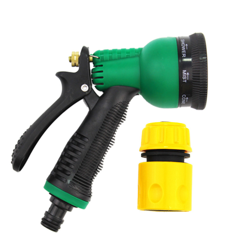 8 Pattern Garden Water Guns Hose Nozzle Multifunctional Irrigation Car Washing Yard Sprayer Pipe TubeSprinkler To