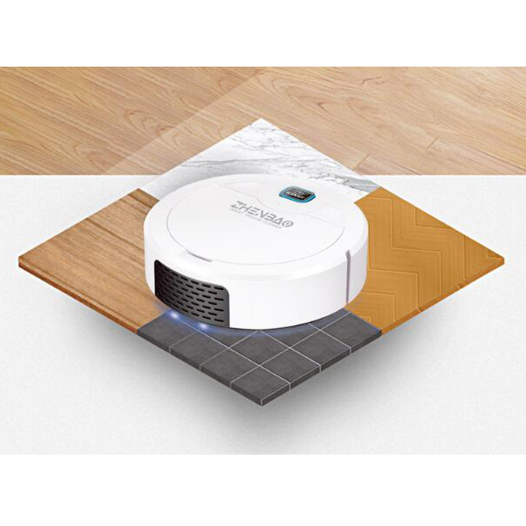 Smart Robot Vacuum Cleaner Auto Cleaning Microfiber Mop Floor Sweeper 3.7V 3W