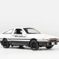 KIDAMI 1:28 Alloy Diecast Toy Cars Pull Back Initial D AE86 Car Model автомобильные тов Sound Light Vehicles Gift For Kids Boys