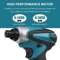 Electric Cordless Screwdriver Variable Speed Household Handheld Power Tool with LED Torch For Makita Battery