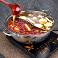 Hot Pot Stainless Steel Twin Divided 2 Handle Cooking Pot Cooking Supplies GQ999