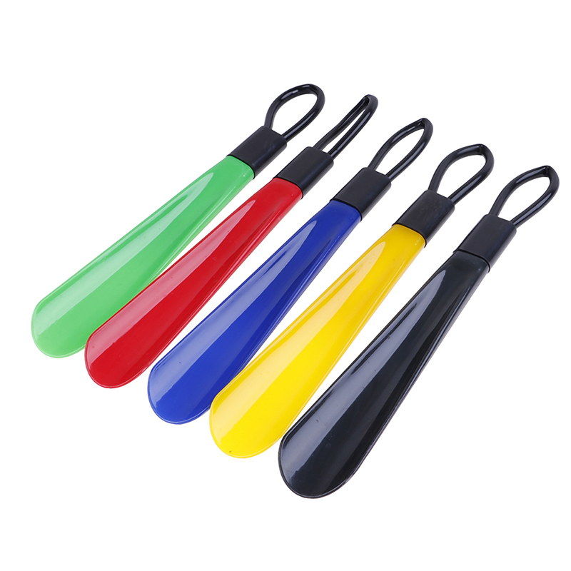 28.5CM Shoe Horn Shoes Spoon Plastic Shoes horn Artifact Pull Pumping Shoes