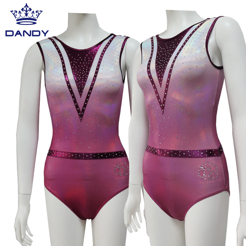 rainbow leotard gymnastics