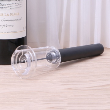 High End Pneumatic Wine Bottle Opener Black Cork Remover Easy Air Pump Pressure Mar28