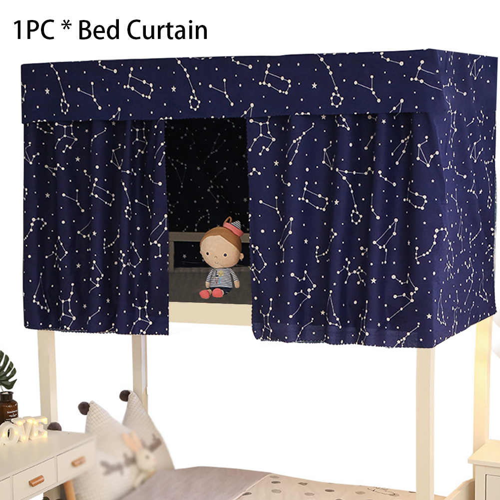 Cloth Mosquito Protection Dustproof Blackout Single Bed Curtain Home Elegant School Student Dormitory Decor Breathable Shading