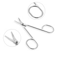 Professional Small Makeup Scissors Eyebrow Scissor Stainless Steel Nail Scissor Woman Nose Hair Face Hair Mustaches Removal Tool