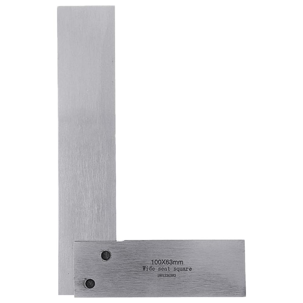 Woodworking 90 Degree L-square Right Angle Ruler Steel Hardening of Precision Steel for Engineers Protractor Inclinometer