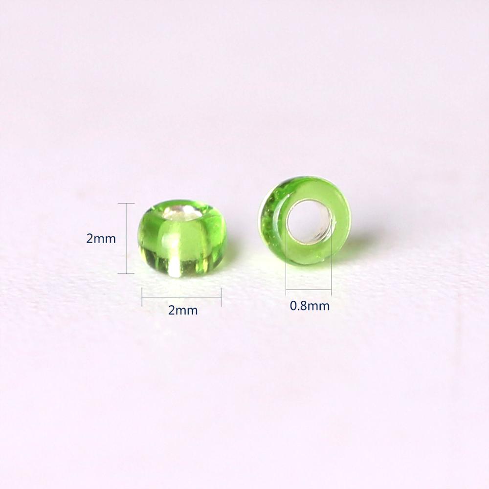 450g/bag Czech Seed Beads Spacer Crystal Charms 2mm Lampwork Glass Loose Beads Miyuki Jewelry Making DIY Accessories Wholesale
