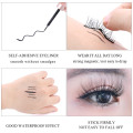 3Pairs of Glue-free Magnetic Eyelashes set Magnet Liquid Eyeliner Tweezer Set Waterproof Long Lasting Reusable Eyelash Extension