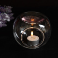 Tealight Candle Holders Oil Candlestick Transparent Crystal Handmade Glass Candlestick Centerpieces Wedding Home Decoration