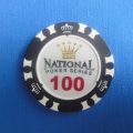 Wholesale 20PCS/Lot Crown National Poker Chips Texas Hold'em Poker Chips Clay+Iron Poker Club 10000 Value Casino Chip Game Chips