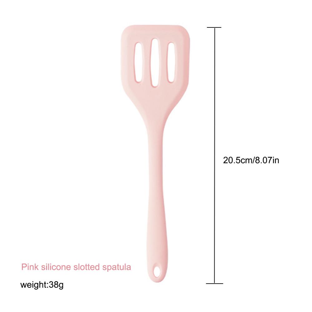 Pink Silicone Cookware Set Non-Stick Spatula Brush Scraper Pasta Server Egg Beater Kitchen Cooking Tools Kitchenware Cookware
