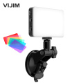 VIJIM VL120 Video Conference Lighting Kit Lamp with 3200K-6500K Dimmable Mini LED Video Light/ Suction Cup/ Silicon Cover