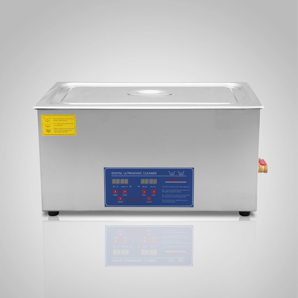 22L Large Commercial Ultrasonic Cleaner Machine Stainless Steel Ultrasonic Cleaner with Heater