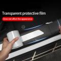 Transparent Silicone Car Sticker High Strength No Traces Adhesive Sticker For Auto Door Protector Scratchproof Auto Living Goods