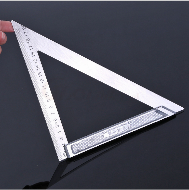 Aluminum alloy square ruler right angle 90 Turning ruler Woodworking ruler Steel turning ruler measuring tools gauge
