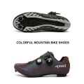 COLORFUL Lightweight Road Cycling Shoes Breathable Racing Bike MTB Shoes Professional Self-Locking Bicycle Sneakers