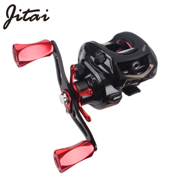 JITAI Baitcasting Fishing Reel Aluminum Alloy Knob 14BBs Carretilha de pesca Coil Wheels Carp Lure fishing 8KG Drag Ultra Light