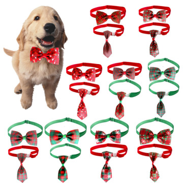 Pet Dog Cat Bow Tie Necklace Strap Chirstmas Decoreation For Cat Collar Dogs Grooming Cat Accessories Puppy Clothes Pet Supplies