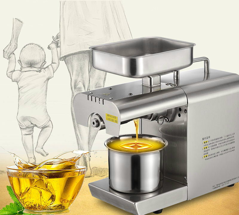 Oil Pressers used in the household to extract tactfully and fully automatic small electric peanut sesame rapeseed for do