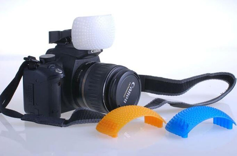 3 Color Pop-Up Flash Diffuser Cover for Canon for Nikon Pentax Kodak DSLR SLR Camera Digital Cameras