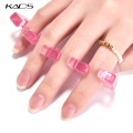 KADS 2Pcs/Pair Soft Silicone Toe Finger Separators Nail Pedicure Manicure Finger Spacer For Manicure Flexible Hand Foot Tools