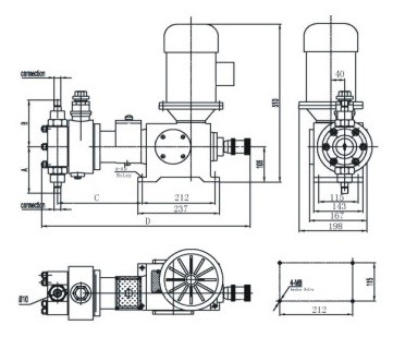 Hydraulic Diaphragm metering pump
