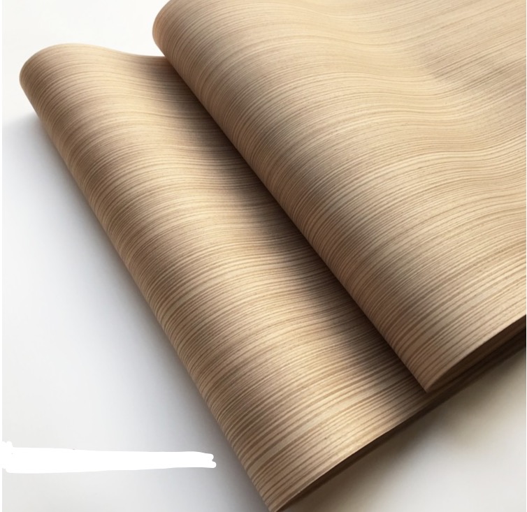 1Piece L:2.5meters Width:55cm Technology Wood Skin Straight Lines Wood Veneer