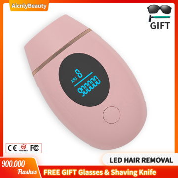 Electric IPL Permanent Epilator LED Display Painless 900000 Flash Laser Hair Removal Facial Light Epilator Women Photoepilator