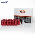 jdm Racing Style Aluminum Lock Lug Nuts 20Pcs W/Key 12x1.25 For Nissan Subaru Suzuki Aftermarket Wheel Nuts TK-E650H-1.25