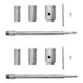 3Pcs 30/40/50mm Sds Plus Shank Hole Saw Cutter Concrete Cement Stone Wall Drill Bit With Wrench