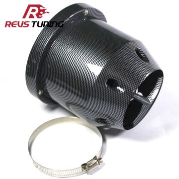 Universal 3'' Inlet Carbon Style Turbo Racing Sport Air Filter