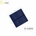 Mono Solar Panel 3V 120MA for DIY Toy/Solar Lawn Light Sensor Lights