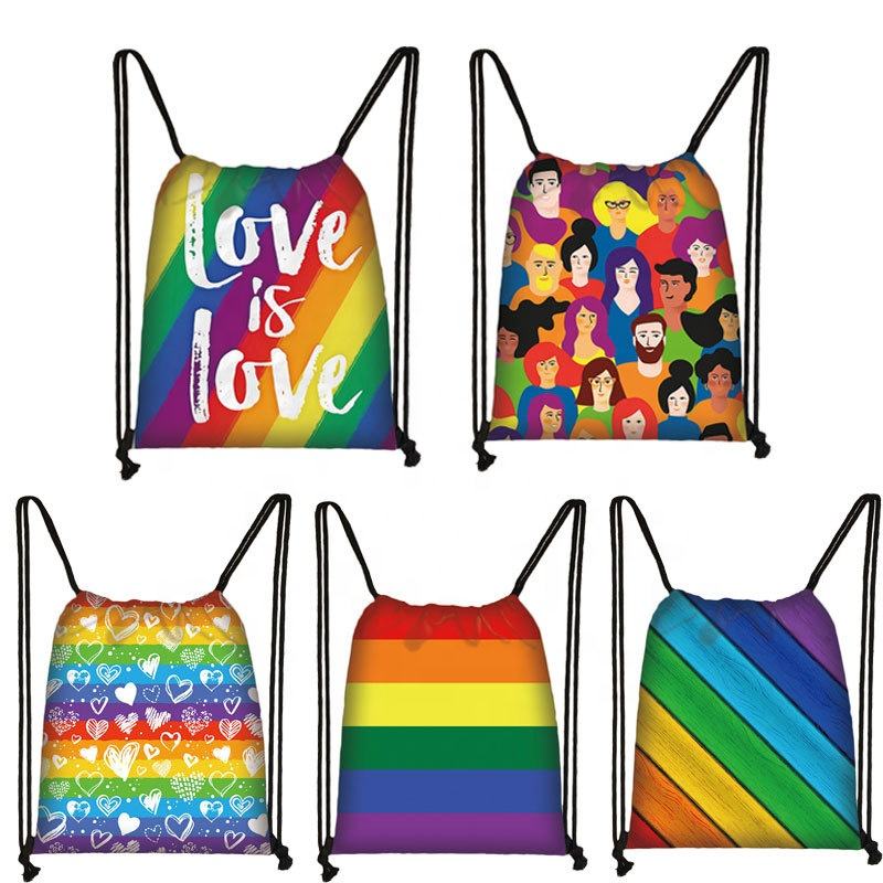 drawstring bags with printed logo