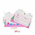 8pcs Invitation Card