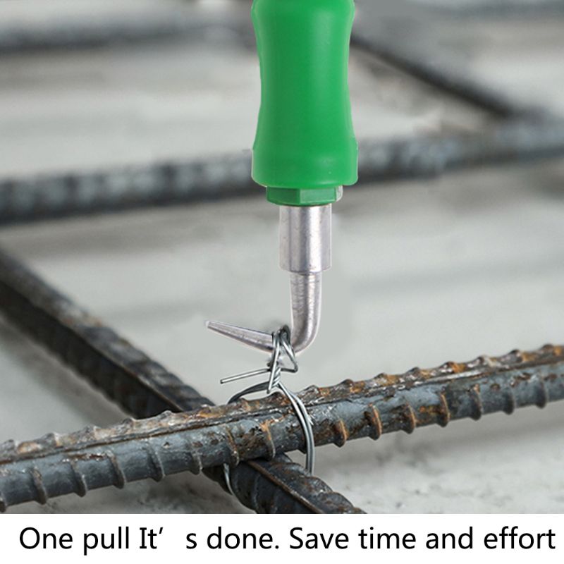 Semi-automatic Steel Bar Hook Rebar Tier Construction Site Winding Tool Wire Knitting Plier U4LB