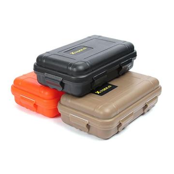 Outdoor Storage Box With Lid Small Portable Waterproof Shockproof Crush-proof (Survival) Tool Organizer Sealed Case Container