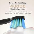 Fairywill FW-508 Sonic Electric Toothbrush Rechargeable Timer Brush 5 Modes Fast Charge Tooth Brush 8 Replacement Brush Heads