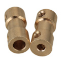 2mm/2.3mm/3mm/3.17mm/4mm/5mm/6mm Brass Rigid Motor Shaft Coupling Coupler Motor Transmission Connector with Screws Wrench