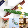 Nordic Colorful Beeswax Candles Romantic Handmade Candlestick For Wedding Party Home Banquet Table Decoration Supplies 20cm